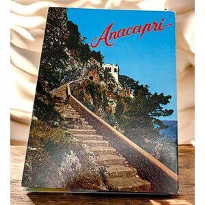 Vintage Anacapri Capri Italy Photo Booklet Kodak Ektachrome Fotocolors
